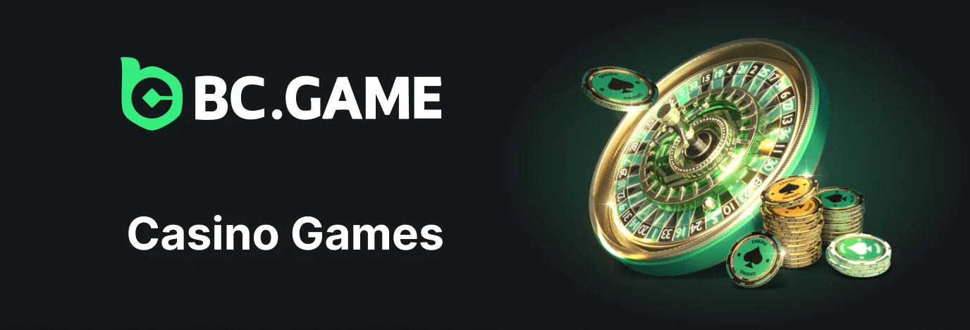 BC Game casino games lobby with slots and BC Originals