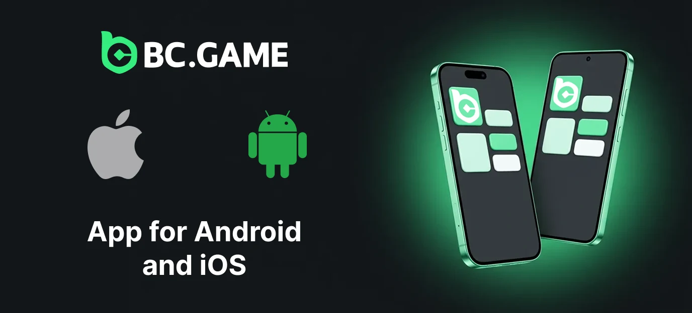 BC Game mobile app for Android and iOS